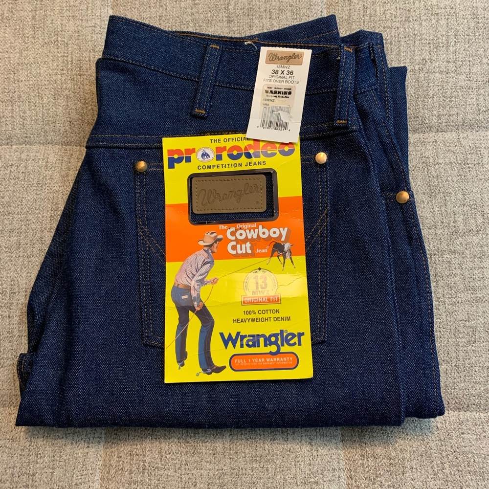 •NEW• Wrangler 3 MWZ Cowboy Cut Jeans 38x36